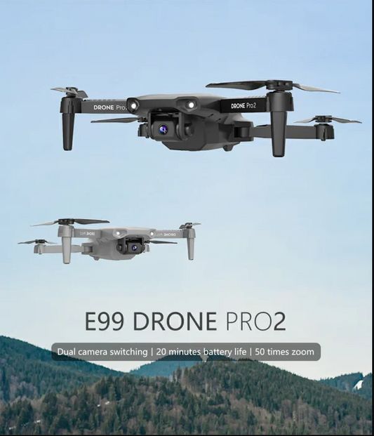 NUEVO DRON 4k - E99 PRO2 CON DOBLE CÁMARA AJUSTABLE